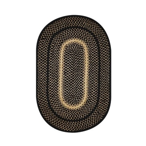 Homespice Decor 6' x 9' Oval Manchester Jute Braided Rug
