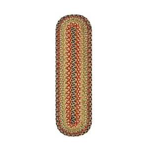 Homespice Decor 8" x 28" Small Table Runner Oval Kingston Jute Braided Accessories