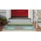 Liora Manne Frontporch Live Love Lake Indoor/Outdoor Rug Water 20"x30"