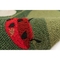 Liora Manne Frontporch Ladybugs Indoor/Outdoor Rug Green 30"x48"