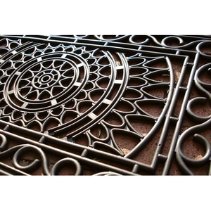 Sunburst Recycled Rubber Doormat