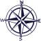 Compass Rose Metal Wall Art