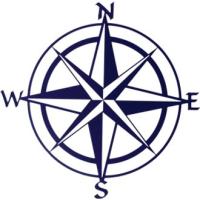 Compass Rose Metal Wall Art