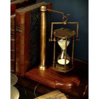 Bronzed 30 Minute Hourglass On Stand