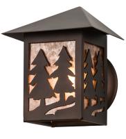 7"W Seneca Tall Pines Wall Sconce