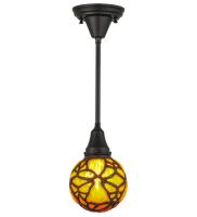 6"W Castle Butterfly Orb Mini Pendant