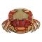 Red Crab Glass Slippers