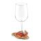 Red Crab Glass Slippers