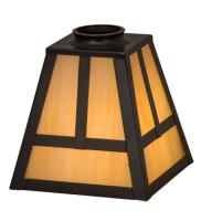 6"Sq "T" Mission Shade