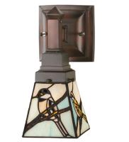 5"W Early Morning Visitors Wall Sconce