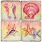 Beach Coasters, Set Of 4