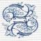 Sea Life Collection I Embroidery Boudoir Cover With Insert