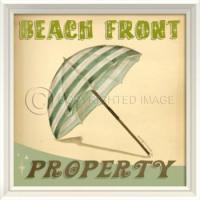 Beach Front Property Framed Art