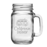 California Dreamin' Handled Drinking Jar Set