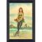 Welcome All To The Island Mermaid Framed Art