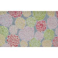 Multi Rose Hook Rug, 2.8 X 4.8