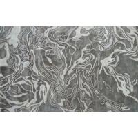 Marble Gray Tufted Rug, 10 X 13