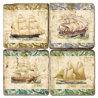 BOATS III Coasters, Set Of 4