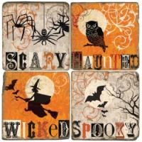 Halloween Coasters S/4