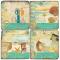 French Shell Coasters La Mer