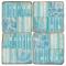 Coastal Collage Beach Coasters (Set Of 4)