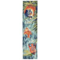 Tropical Fish Ocean Rug 24" X 8'