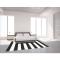 Rugby Stripe Black Rug 8'3" X 11'6"