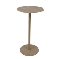 Coastal Lamp Drink Table W/ Sand Dollar Top