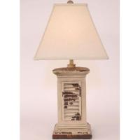 Coastal Lamp Square Shutter Pot