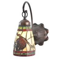 6" W Pinecone Dome Wall Sconce