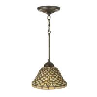 8" W Diamond & Jewel Mini Pendant