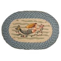 Mermaid Oval Rug