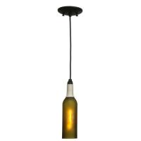 3" W Coastal Collection Compass Wine Bottle Mini Pendant