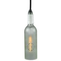 3" W Coastal Collection Ships Wheel Wine Bottle Mini Pendant