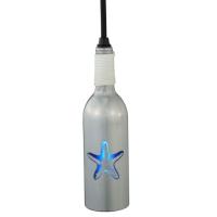 3" W Coastal Collection Starfish Wine Bottle Mini Pendant