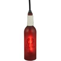 3" W Coastal Collection Lobster Wine Bottle Mini Pendant
