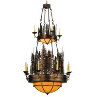 40" W Walden Pine 2 Tier Chandelier