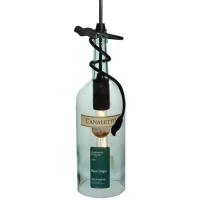 5" W Personalized Canaletto Wine Bottle Mini Pendant