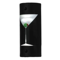 5" W Metro Fusion Shaken Not Stirred Up And Downlight Led Wall Sconce