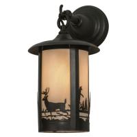 7" W Fulton Deer Creek Hanging Wall Sconce
