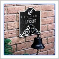 Anchor Bell Welcome Address Plaque