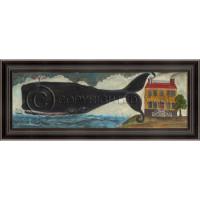 Main Nantucket II Framed Whale Art