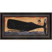 Unexpected Ride Framed Whale Art
