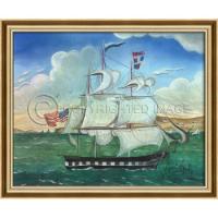Entering The Harbor Framed Art