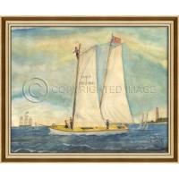 Mary Of Norfolk Framed Ship Art