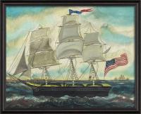 Stars And Stripes Forever - Ship Framed Ship Art