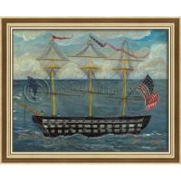 Uss Independence Framed Ship Art