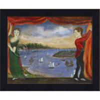 Mary And Tom Framed Ship Art