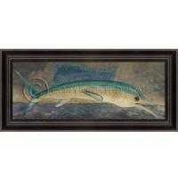 Lh Big Fish Story - Swordfish Framed Art