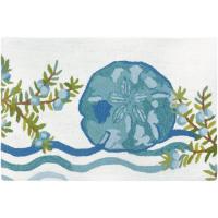 Ocean Tide Sand Dollar Accent Rug
